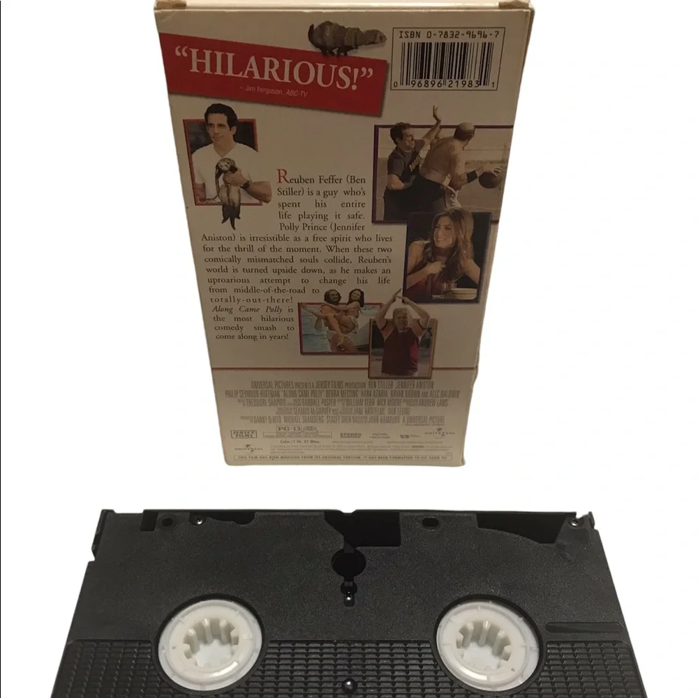 Along Came Polly VHS 2004 Video Tape - UNTESTED